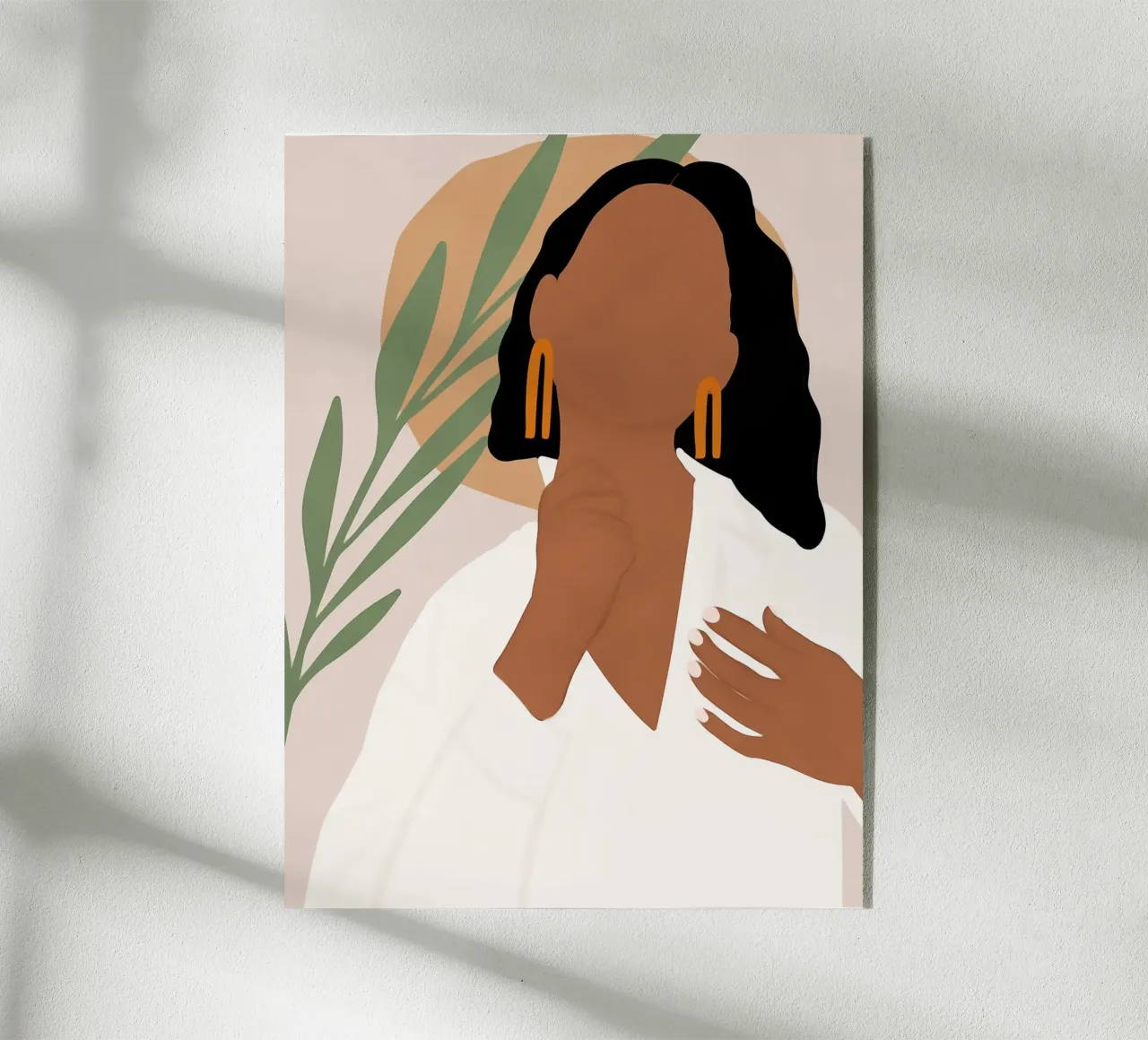 Afro Juma plexiglass da Mathudace Créas