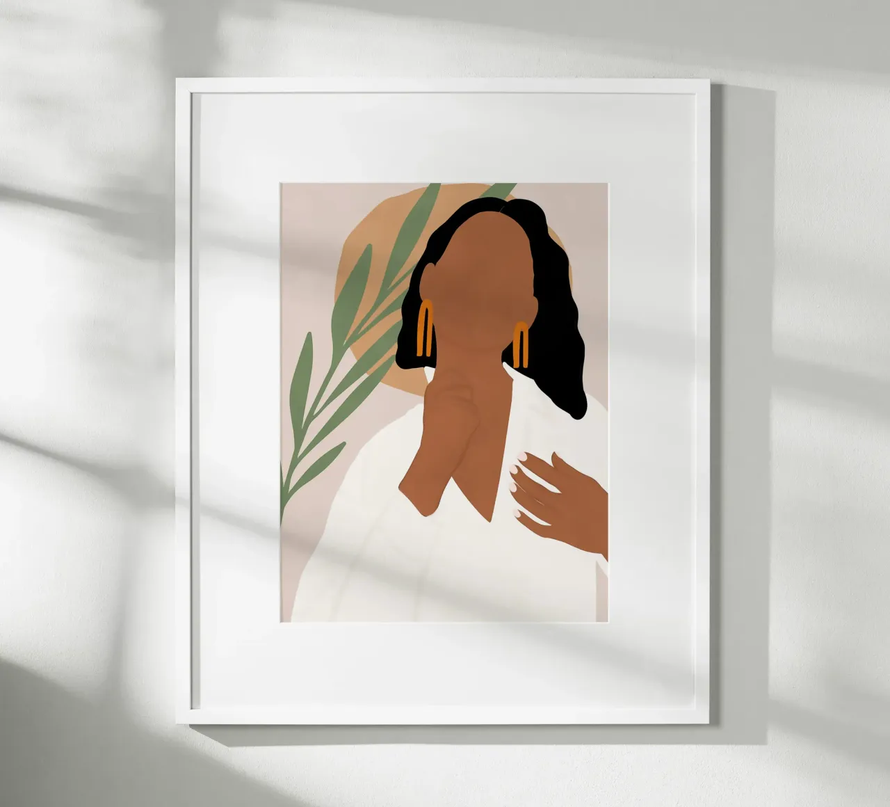 Afro Juma poster con telaio in plastica da Mathudace Créas