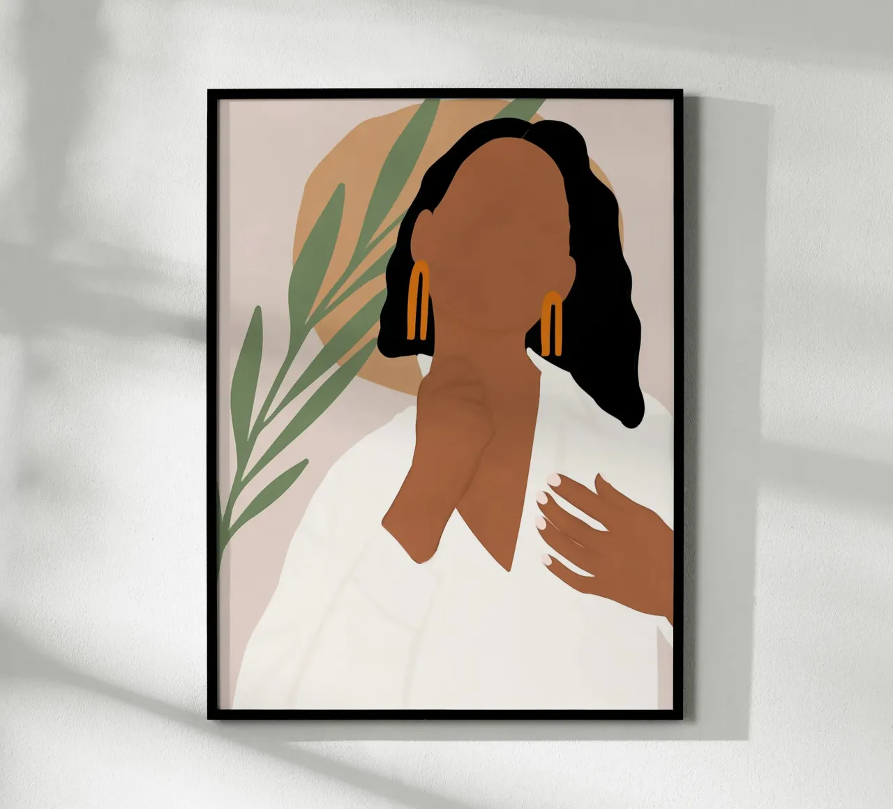 Afro Juma poster con telaio in plastica da Mathudace Créas