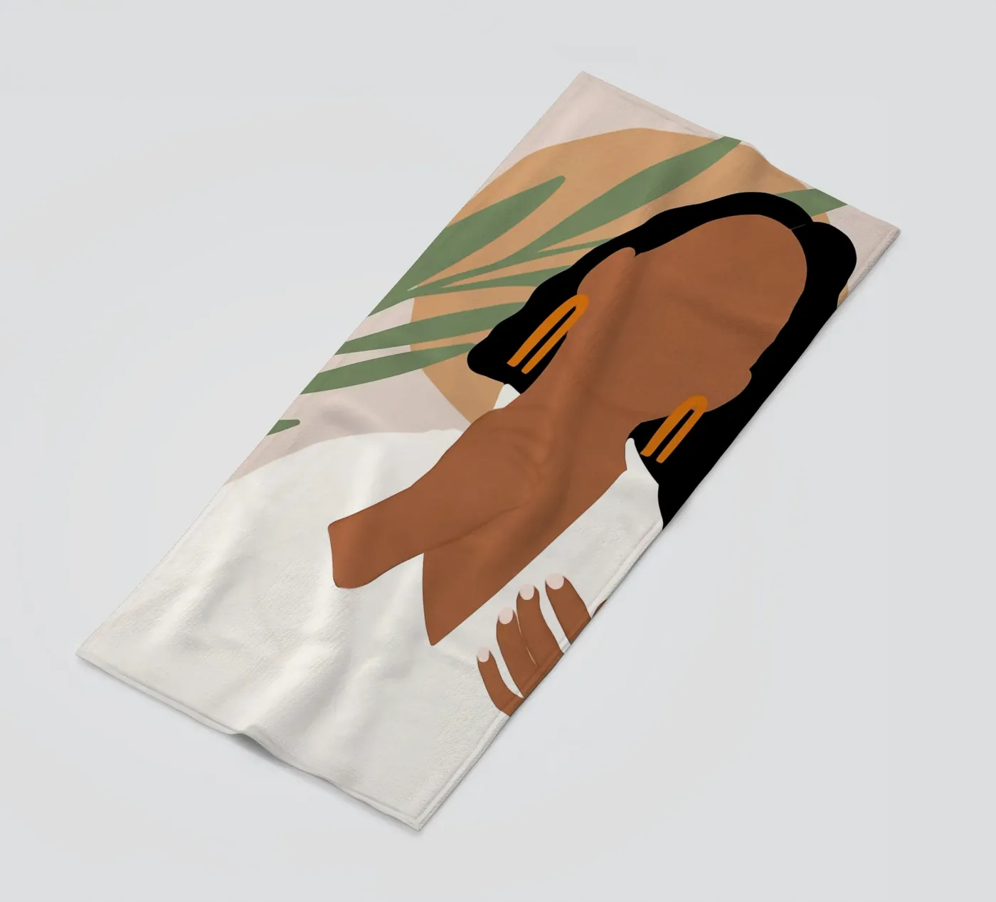 Afro Juma Strandtuch von Mathudace Créas