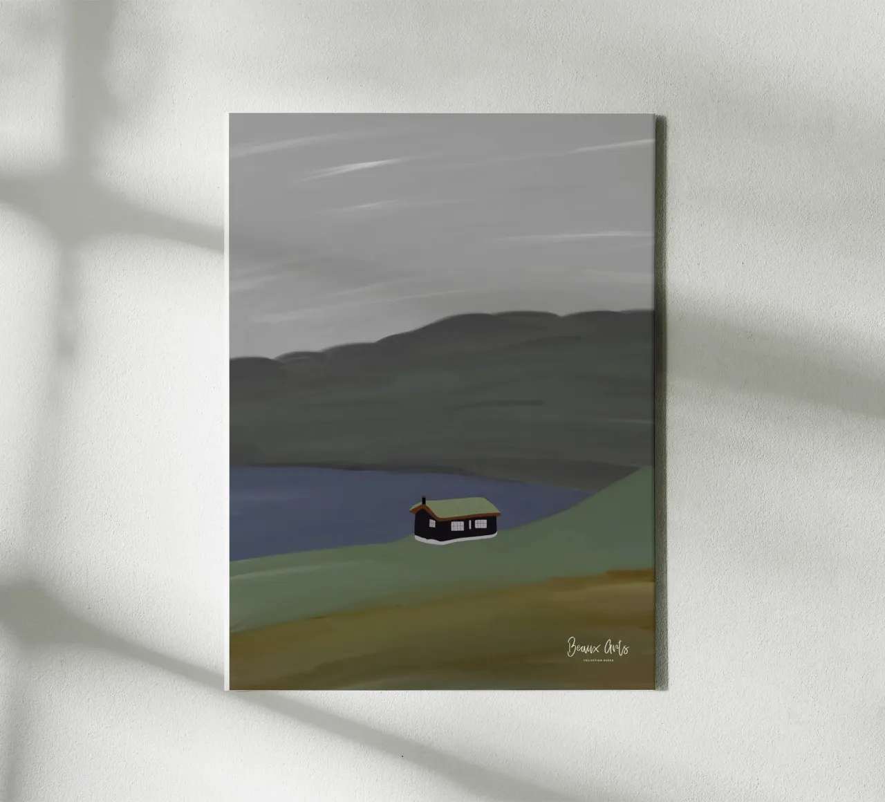 Waves of Joy canvas met Baklijst van Mike Leymi