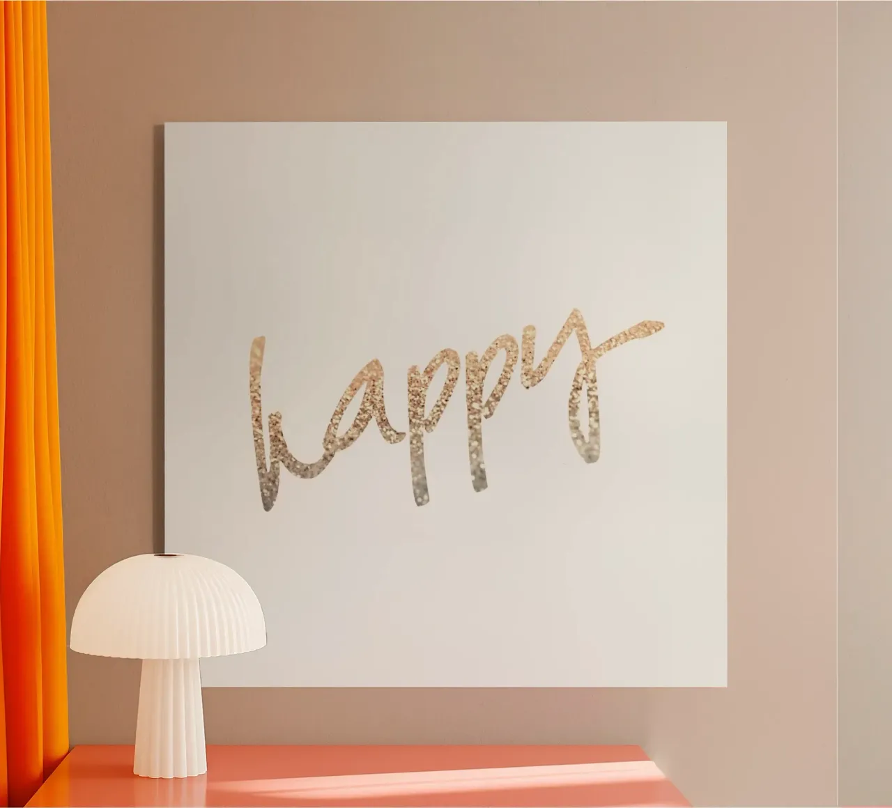 Felice d'oro plexiglass da Monika Strigel