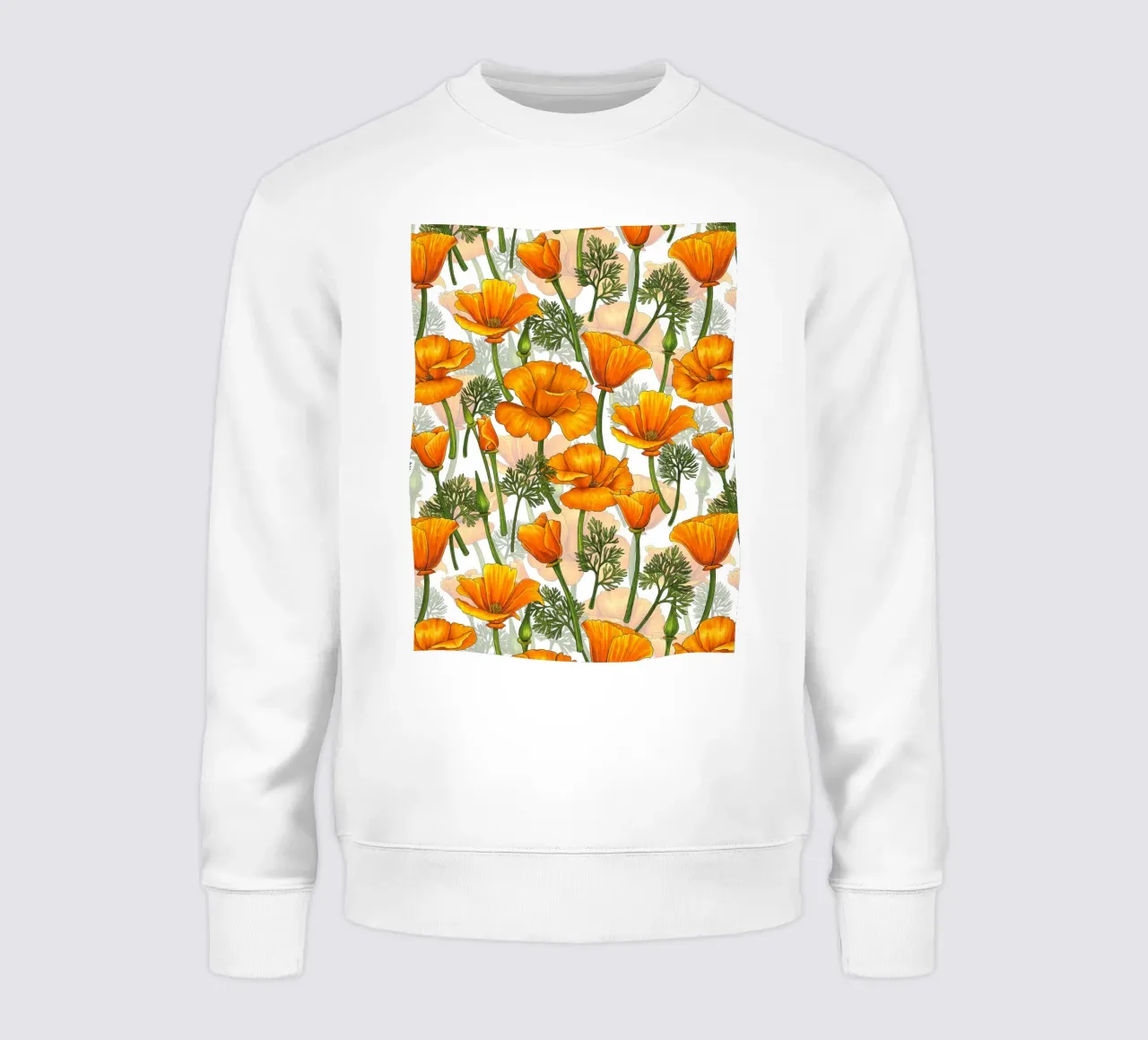 Amapolas de California sudadera de Painted Nature
