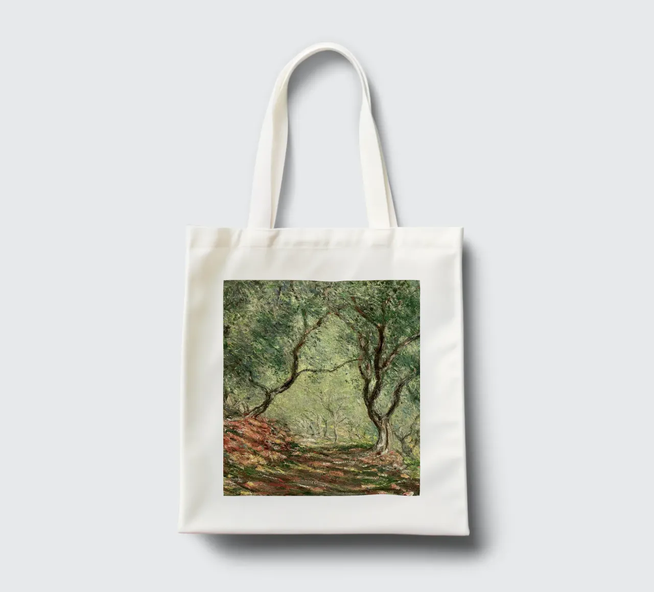 Olive Grove in the Moreno Garden Claude Monet borsa in juta da apoloprints