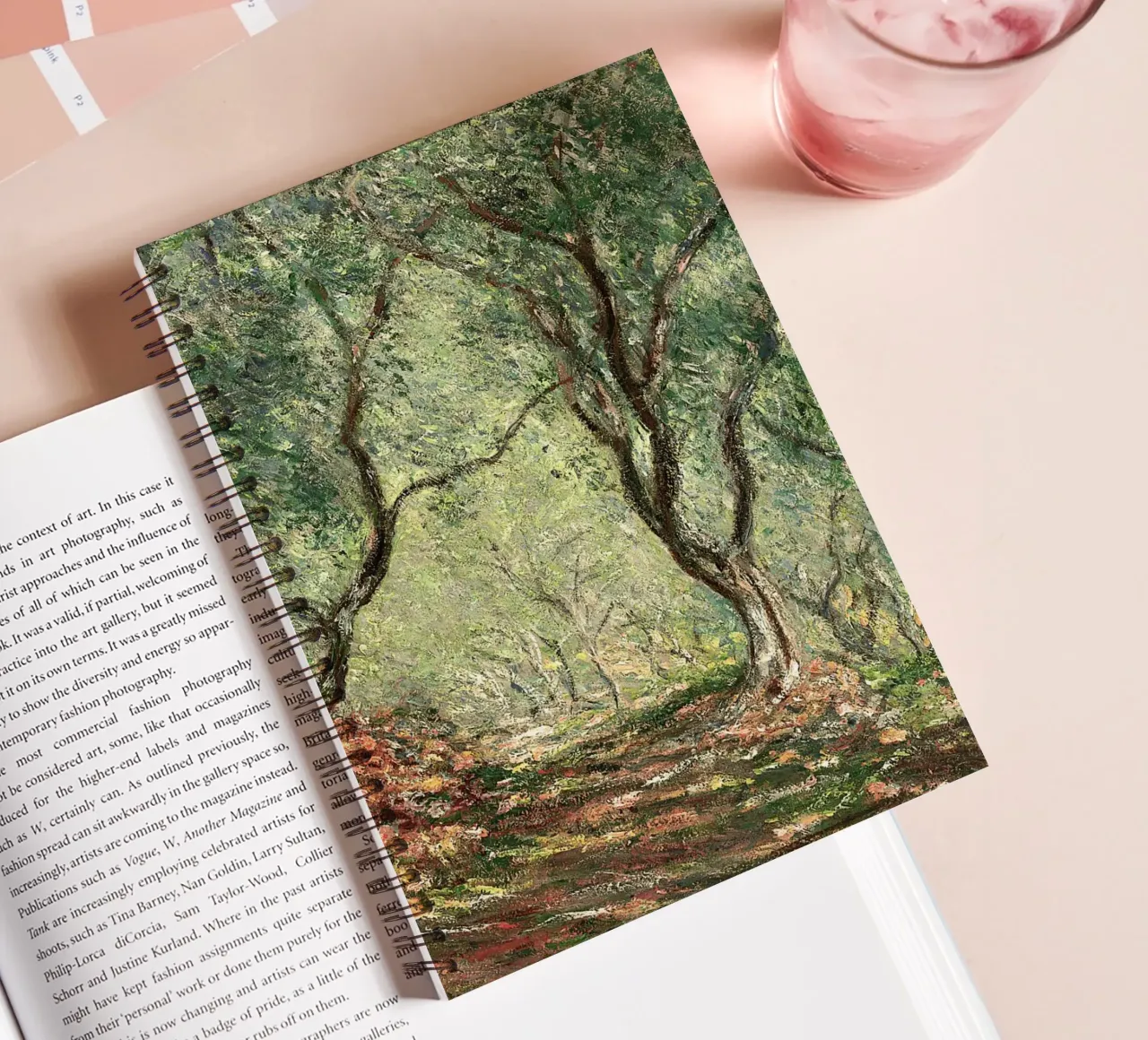 Olive Grove in the Moreno Garden Claude Monet Ringbuch von apoloprints