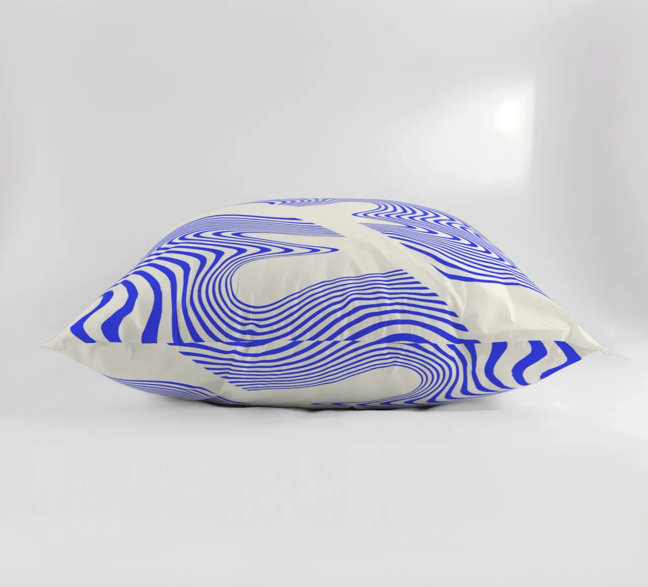 Waves of Motion | Minimal Art | Hypontic cuscino da PrintCessStudio