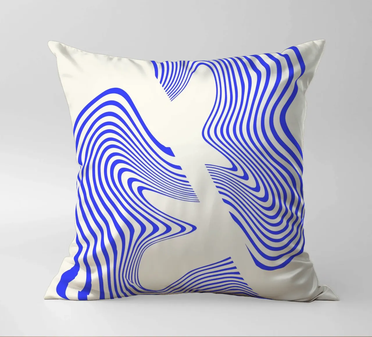 Waves of Motion | Minimal Art | Hypontic cuscino da PrintCessStudio