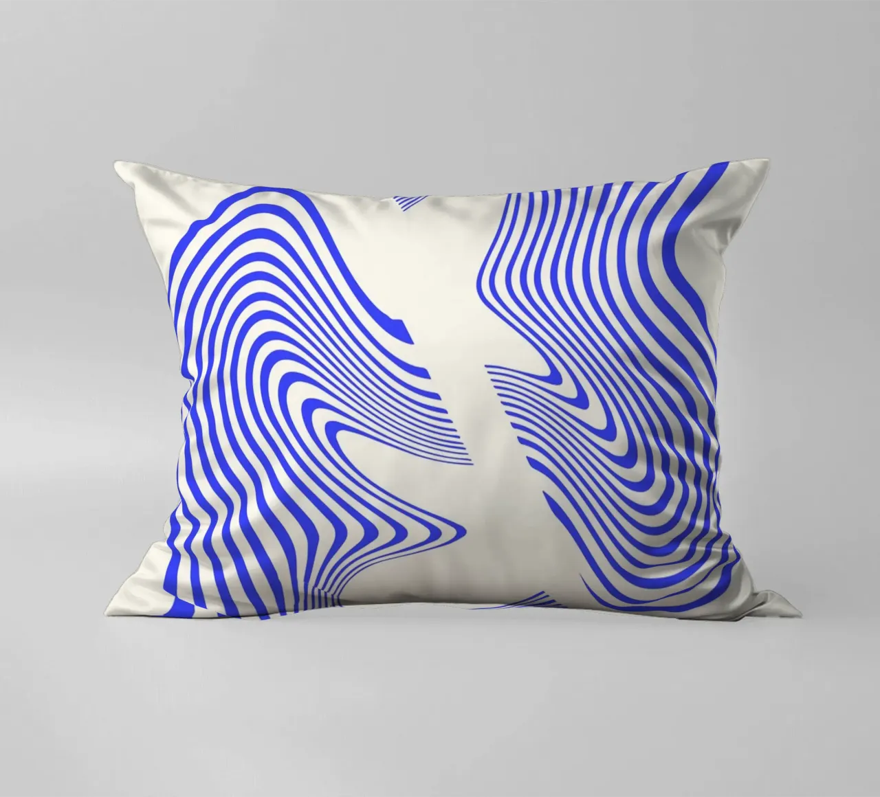 Waves of Motion | Minimal Art | Hypontic cuscino da PrintCessStudio