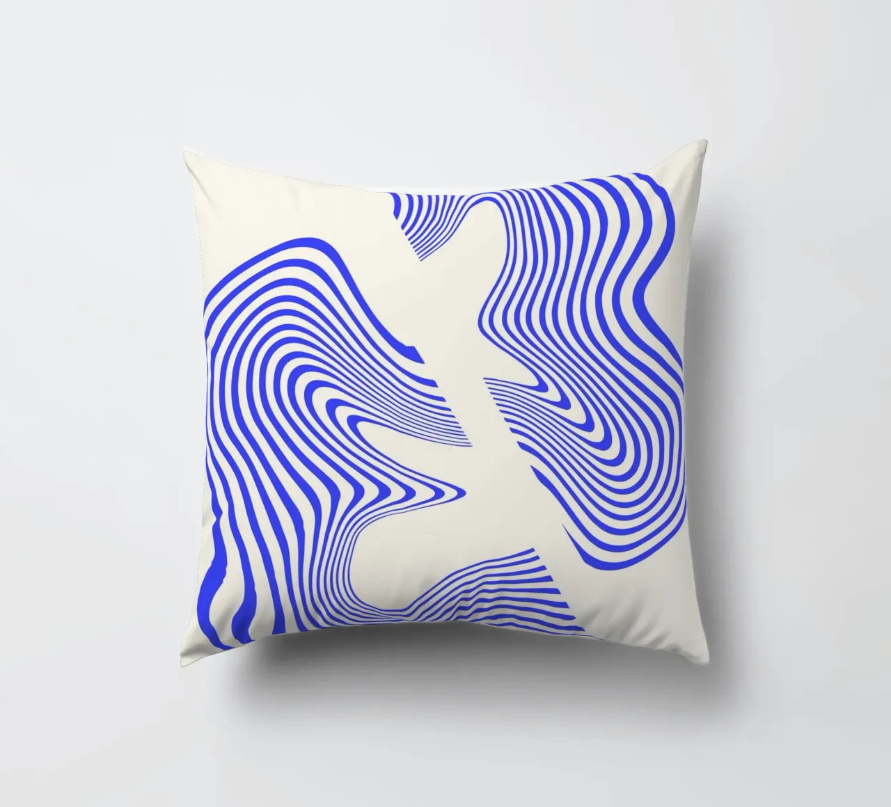 Waves of Motion | Minimal Art | Hypontic cuscino da PrintCessStudio