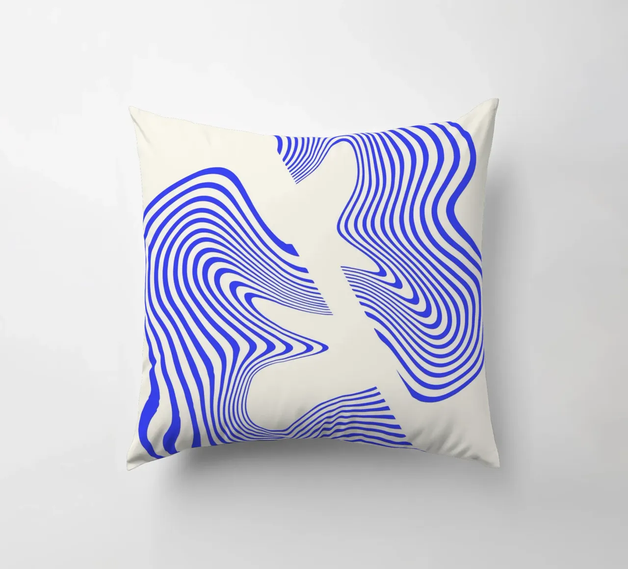 Waves of Motion | Minimal Art | Hypontic cuscino da PrintCessStudio