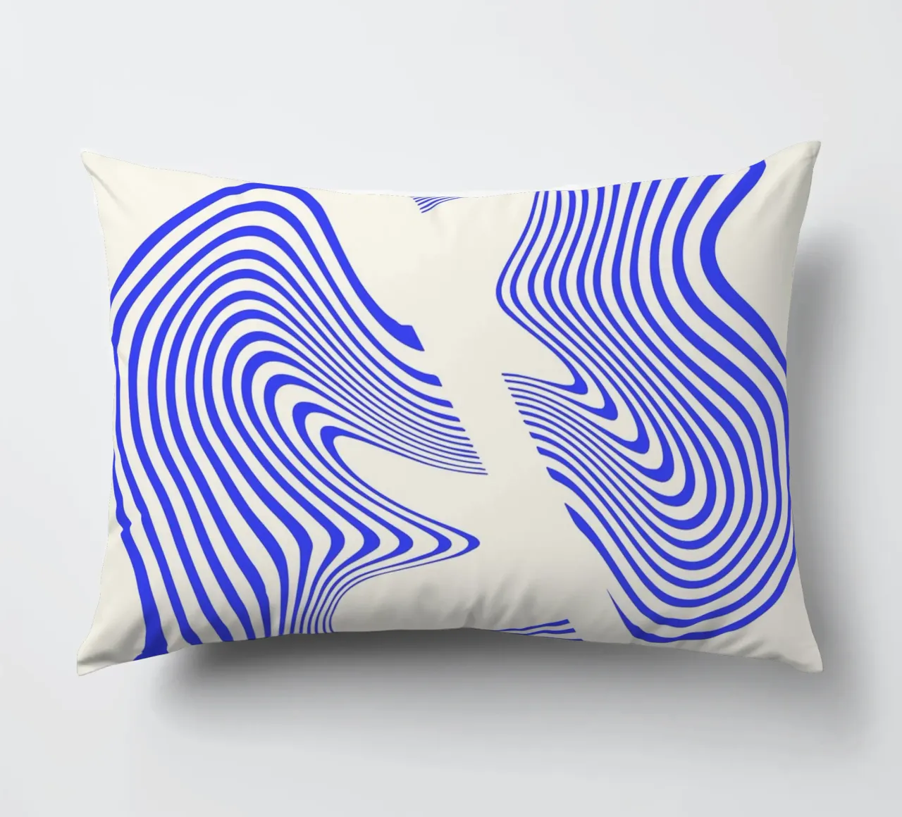 Waves of Motion | Minimal Art | Hypontic cuscino da PrintCessStudio
