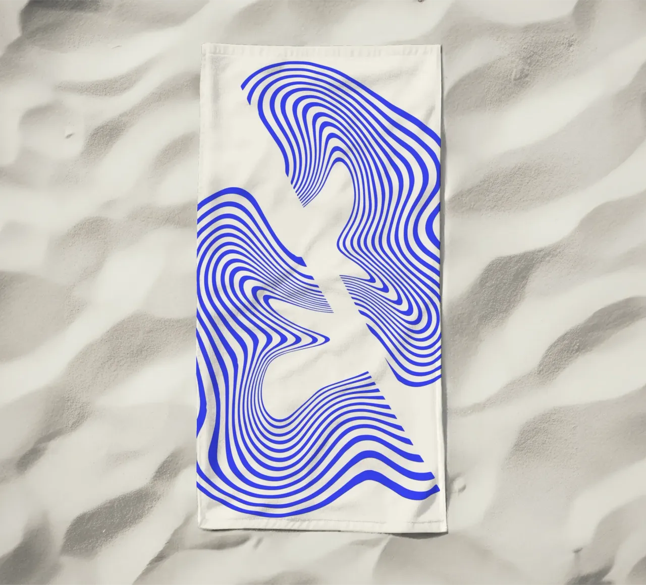 Waves of Motion | Minimal Art | Hypontic telo mare da PrintCessStudio