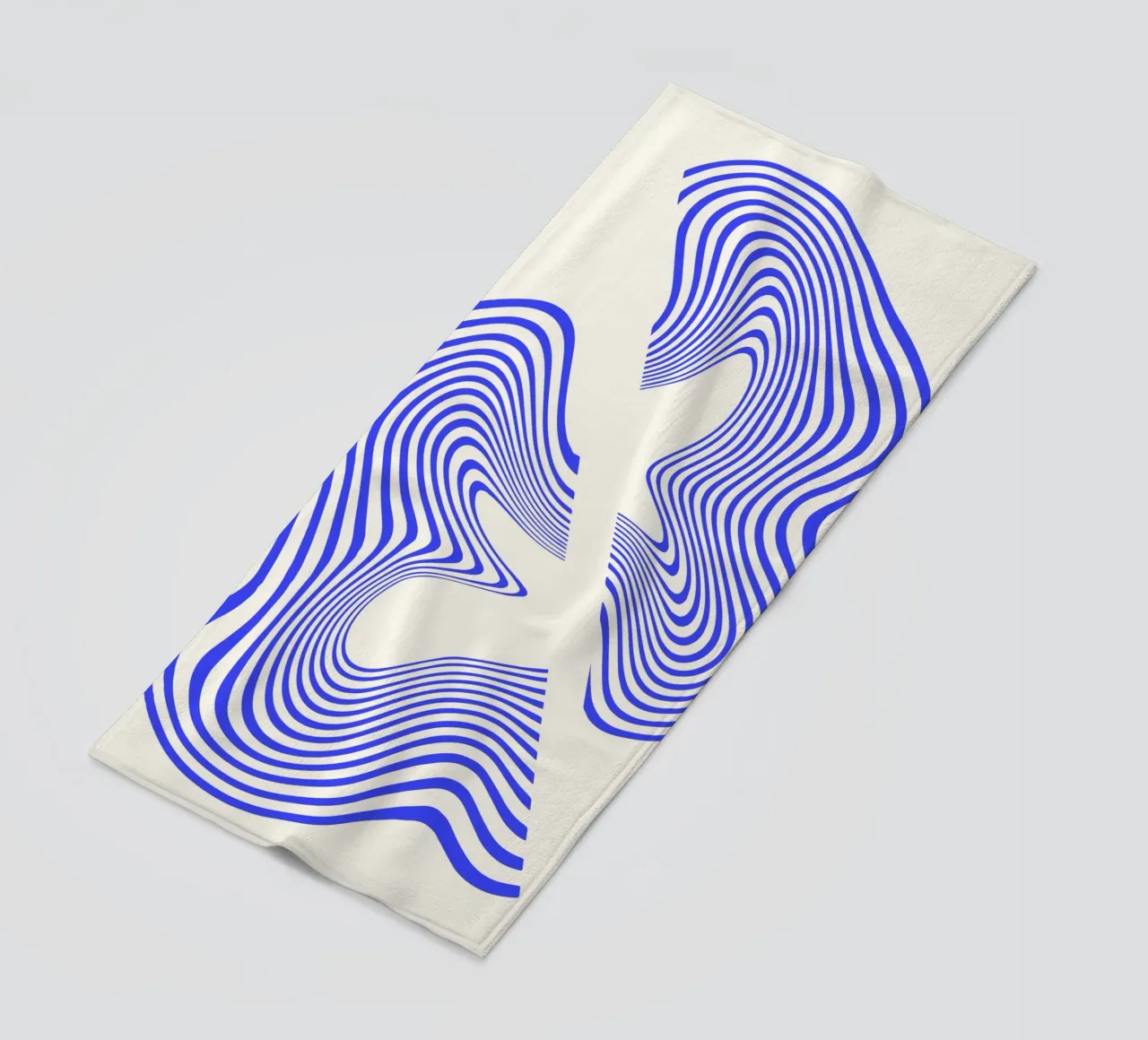 Waves of Motion | Minimal Art | Hypontic telo mare da PrintCessStudio