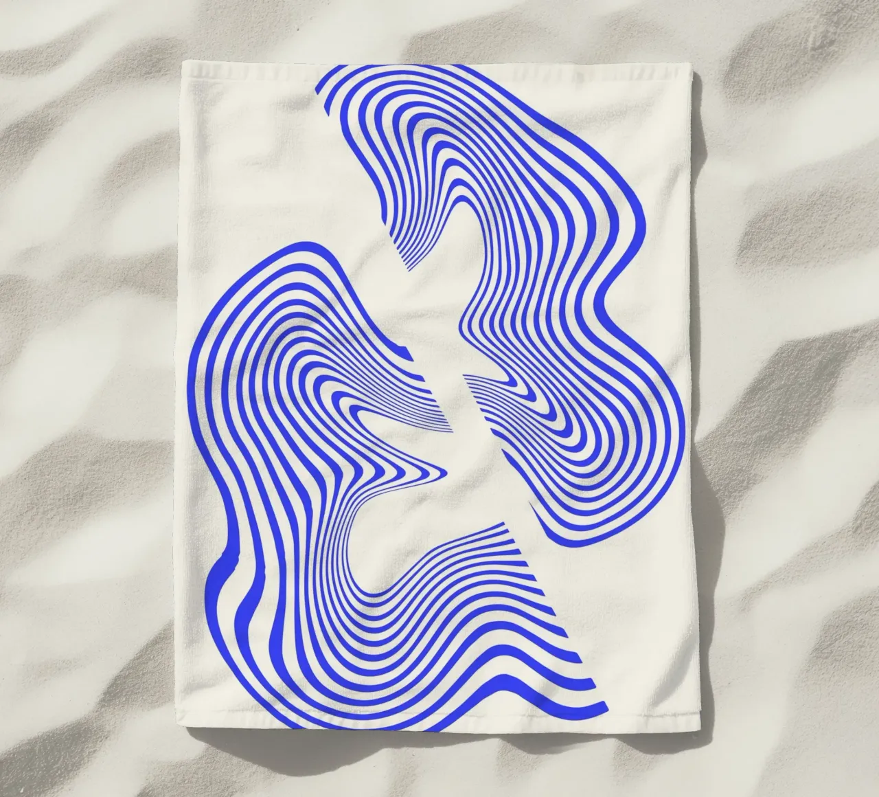 Waves of Motion | Minimal Art | Hypontic telo mare da PrintCessStudio