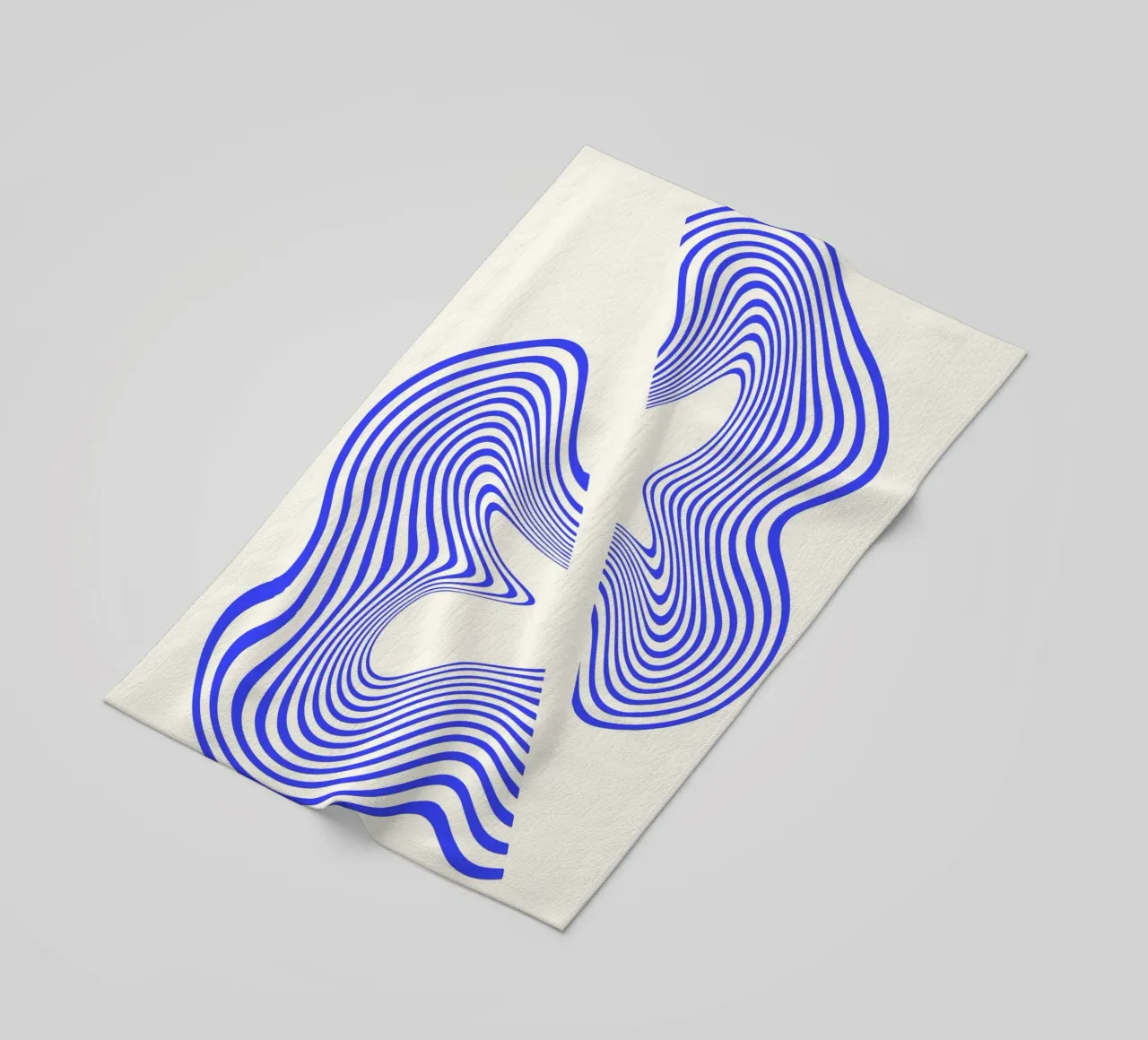 Waves of Motion | Minimal Art | Hypontic telo mare da PrintCessStudio