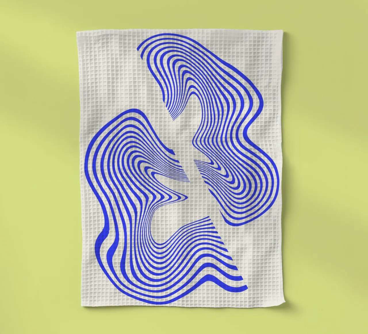 Waves of Motion | Minimal Art | Hypontic canovaccio da cucina da PrintCessStudio