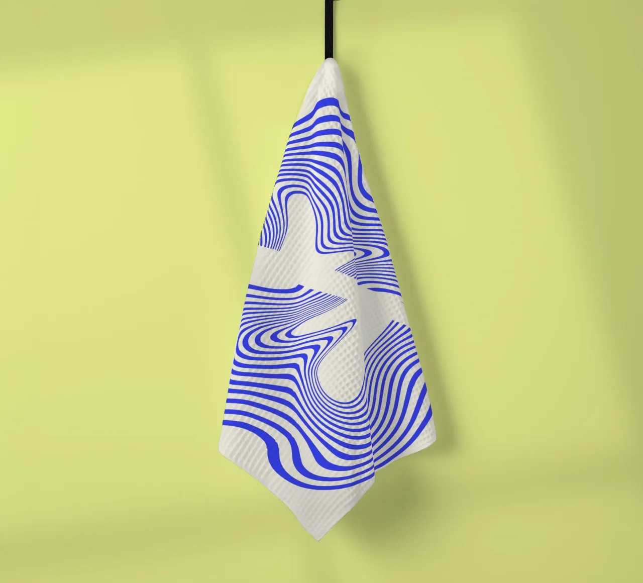 Waves of Motion | Minimal Art | Hypontic canovaccio da cucina da PrintCessStudio