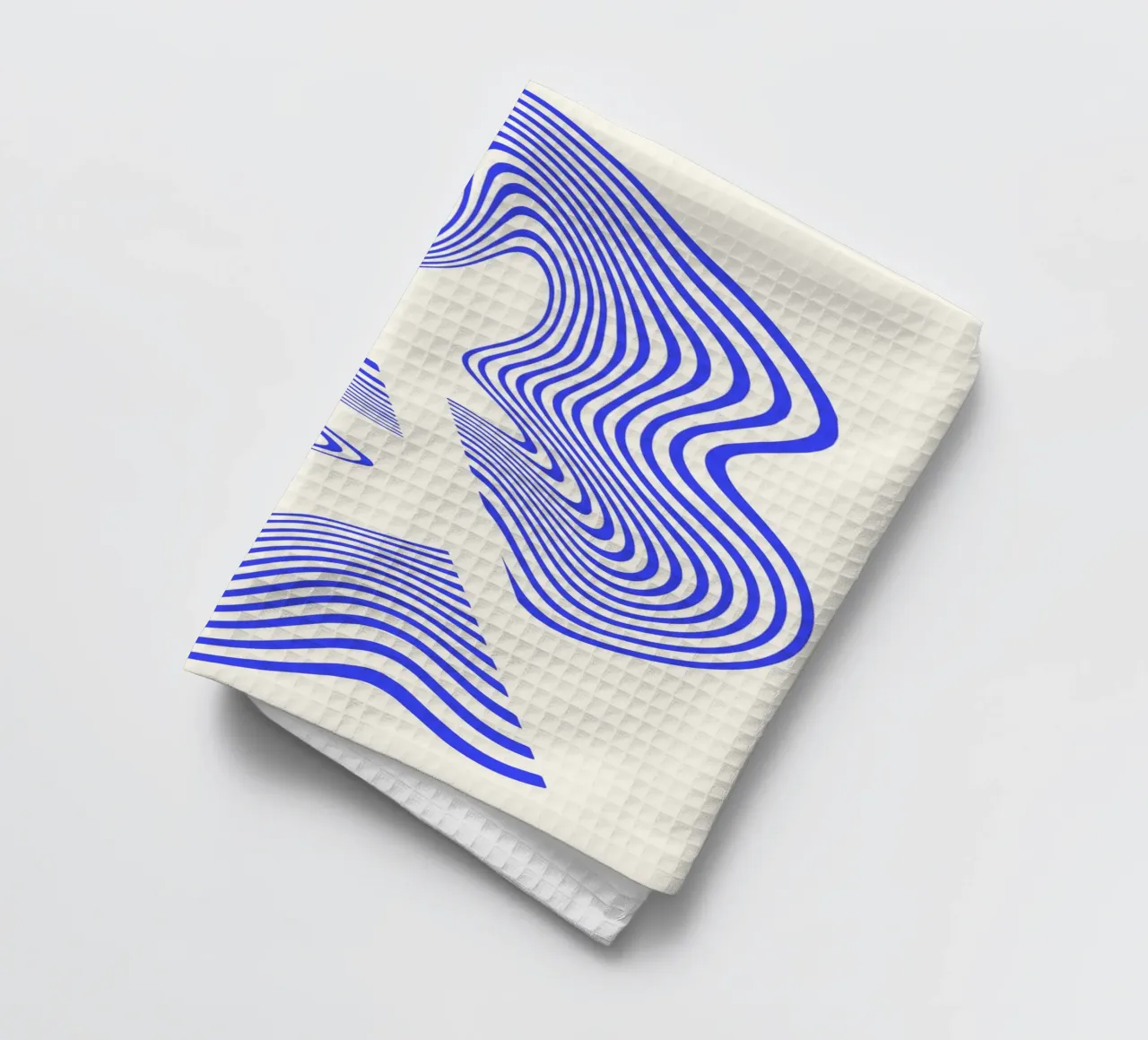 Waves of Motion | Minimal Art | Hypontic canovaccio da cucina da PrintCessStudio