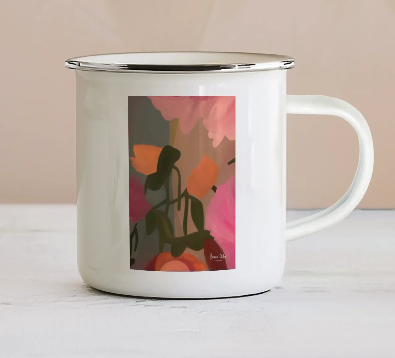 Endless Rhythm tazza in smalto da Mike Leymi