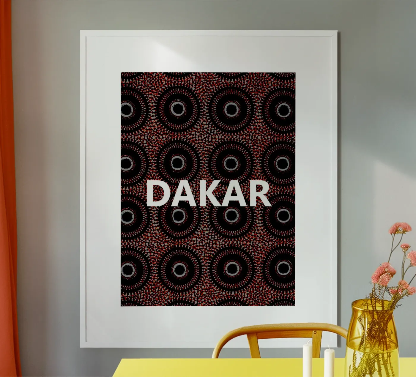 Dakar poster da Mathudace Créas