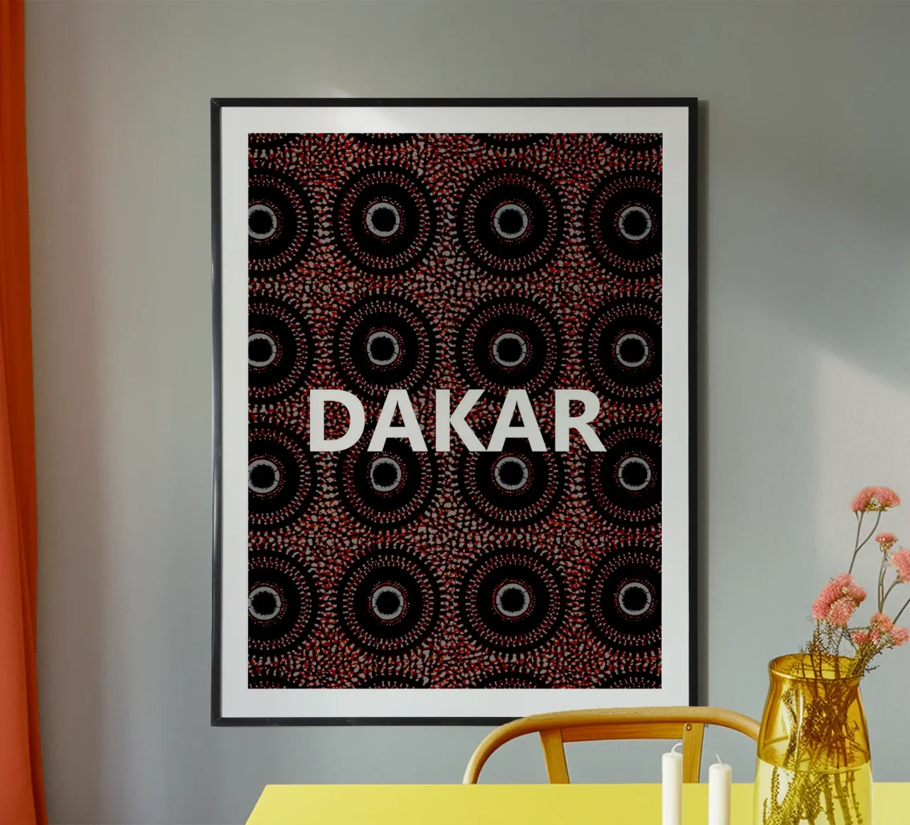 Dakar Poster von Mathudace Créas