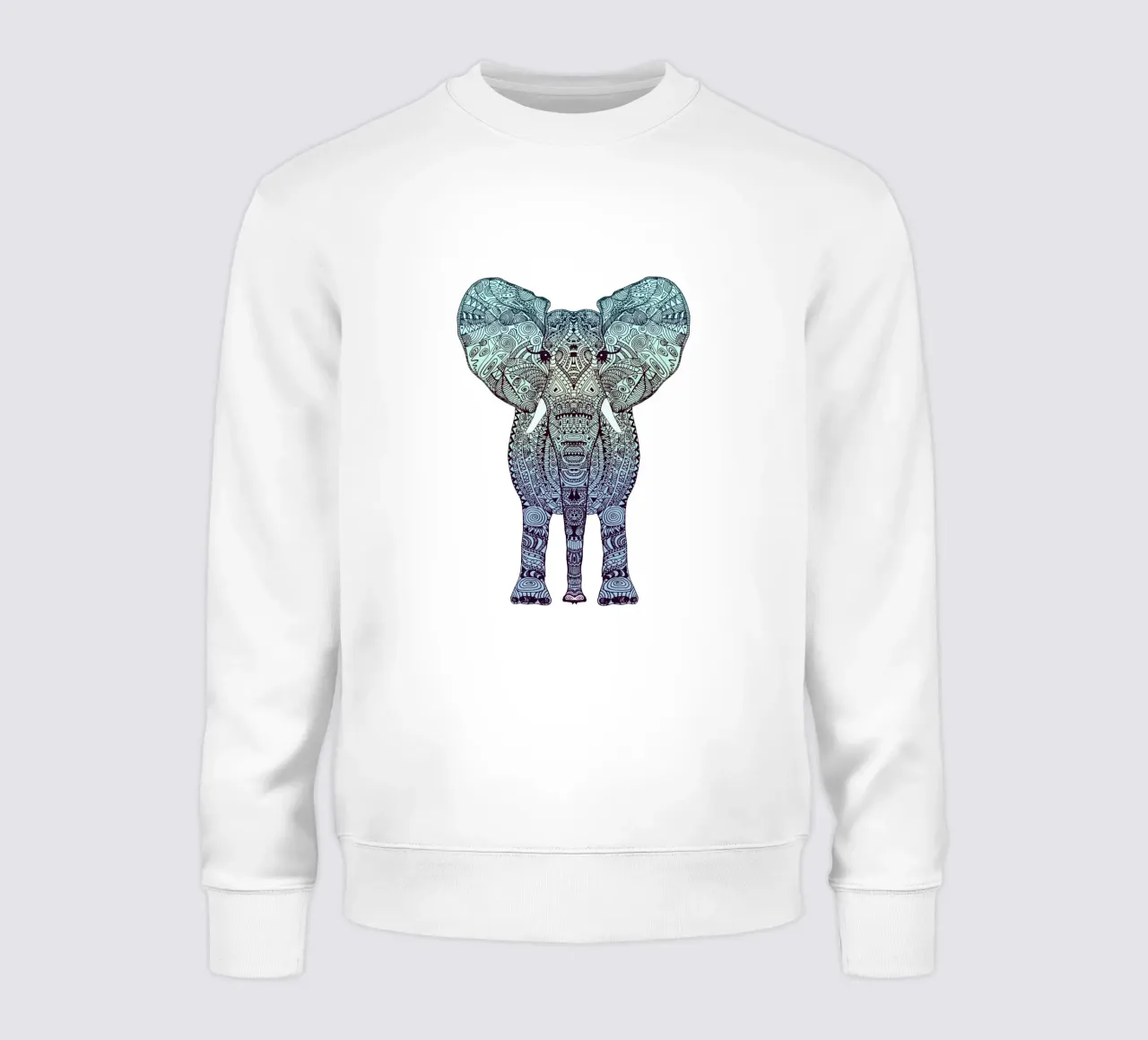 Mint Elephant felpa da Monika Strigel