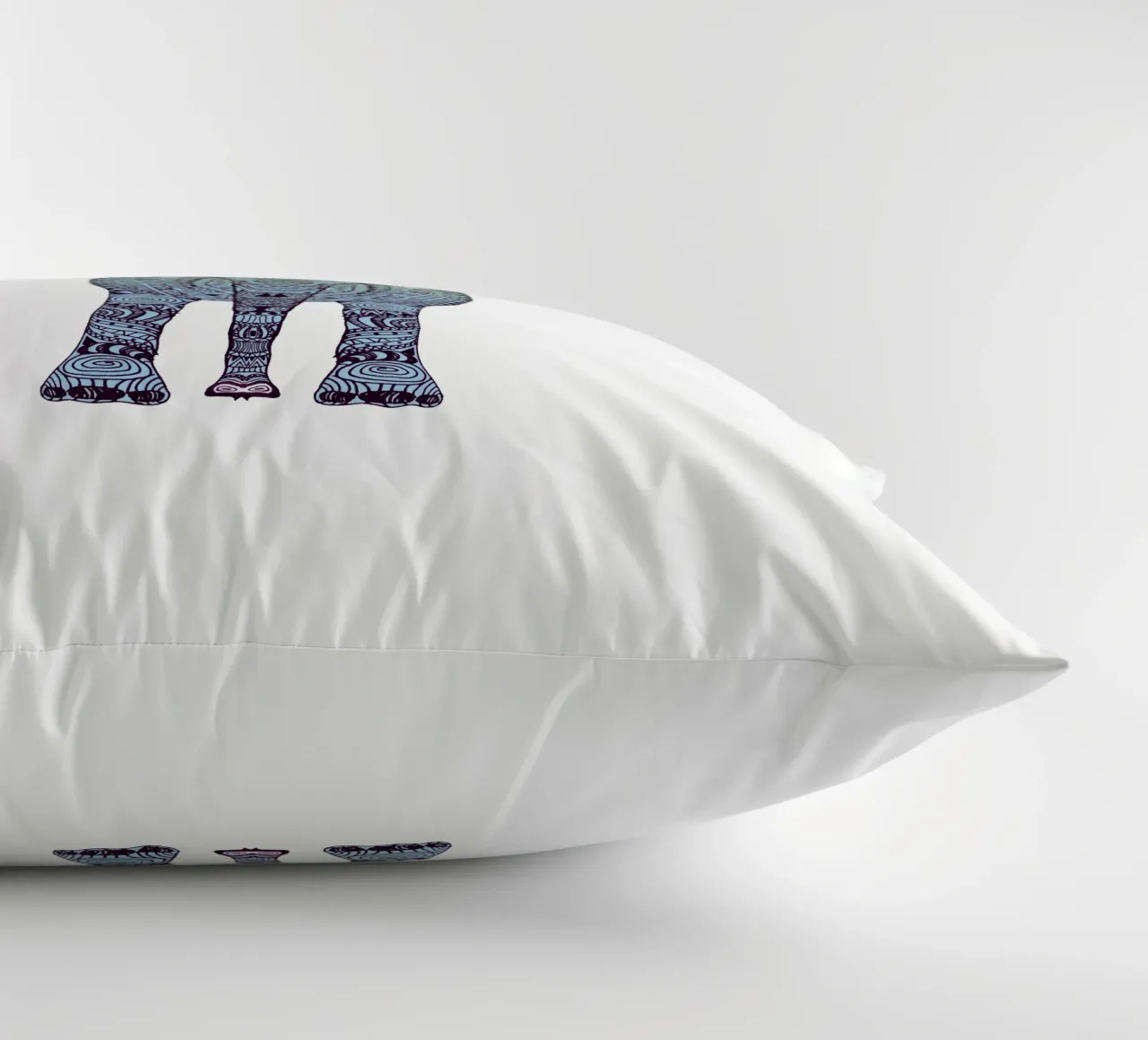 Mint Elephant cuscino da Monika Strigel