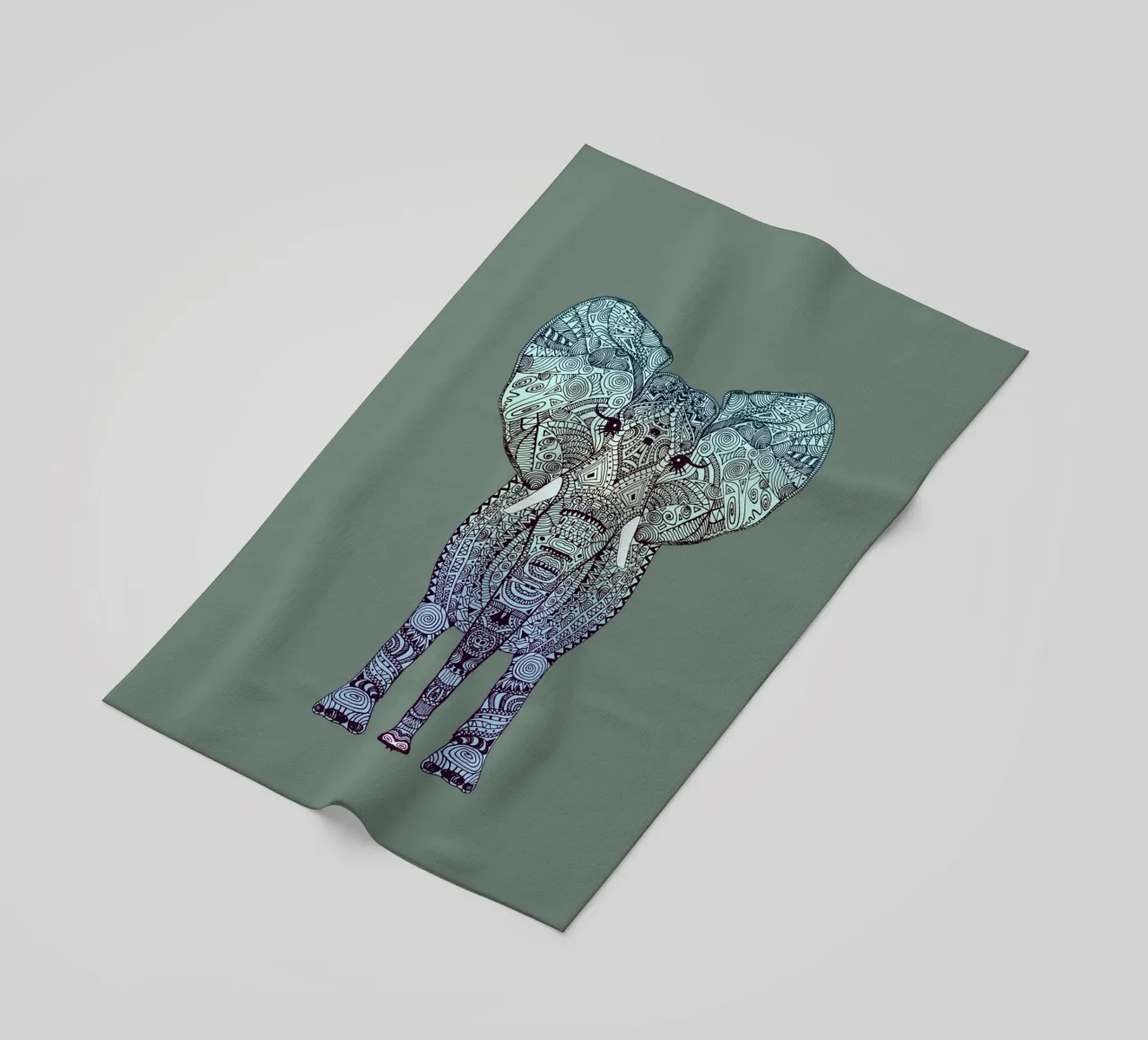 Mint Elephant telo mare da Monika Strigel