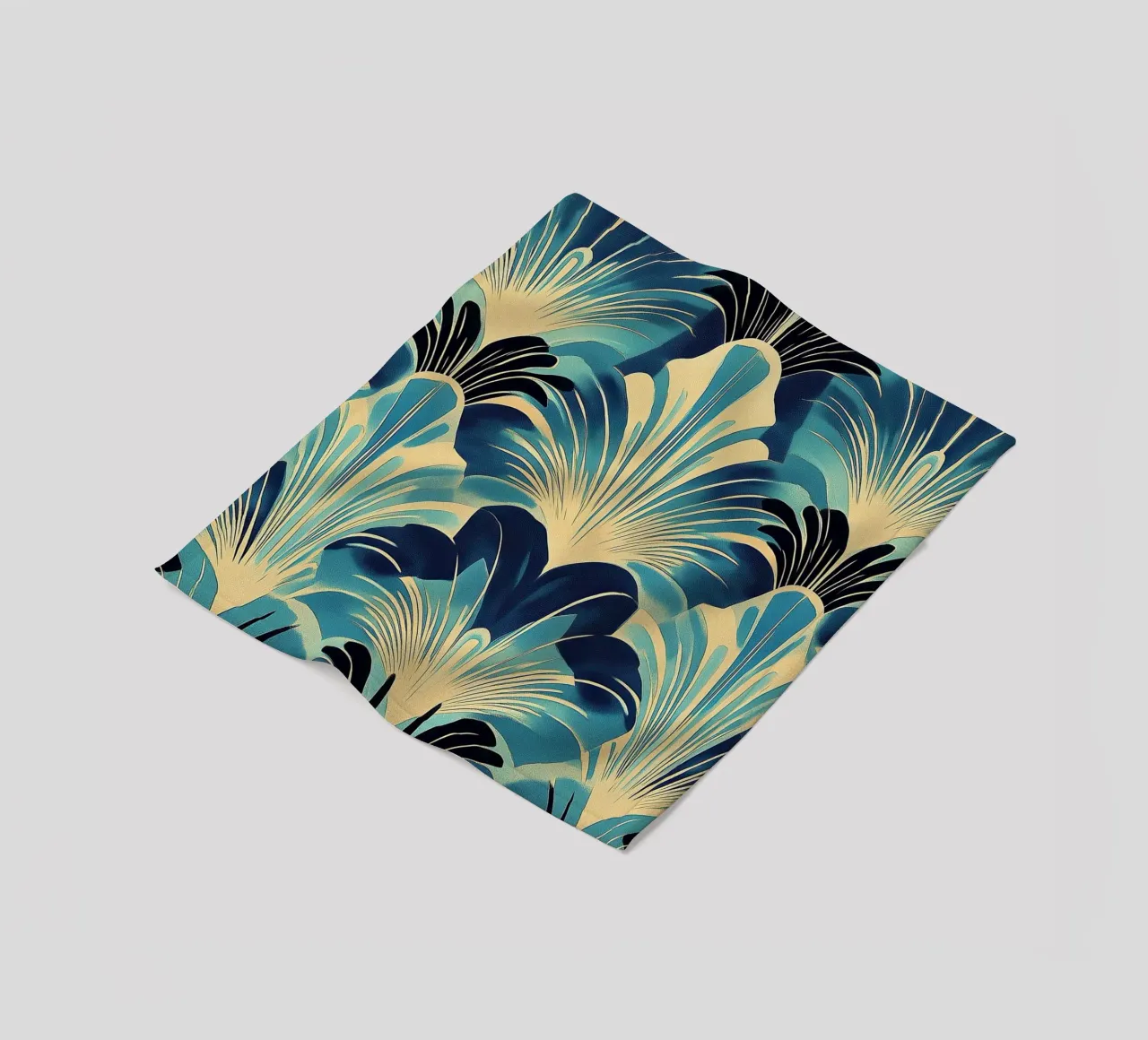 Art Deco fleece blanket by Nikis Art Studio