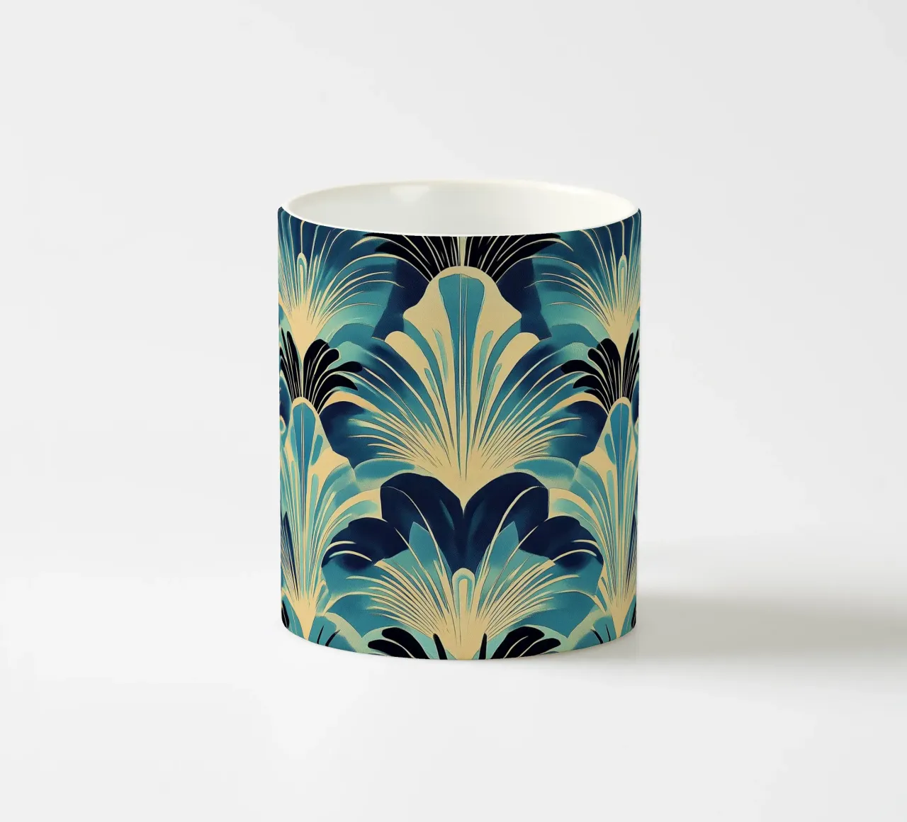 Art Deco tazza in ceramica da Nikis Art Studio