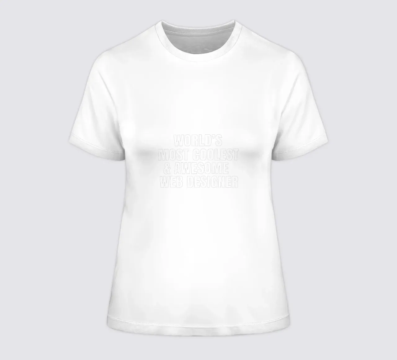 World's most coolest and awesome web designer t-shirt da donna da happieeagle