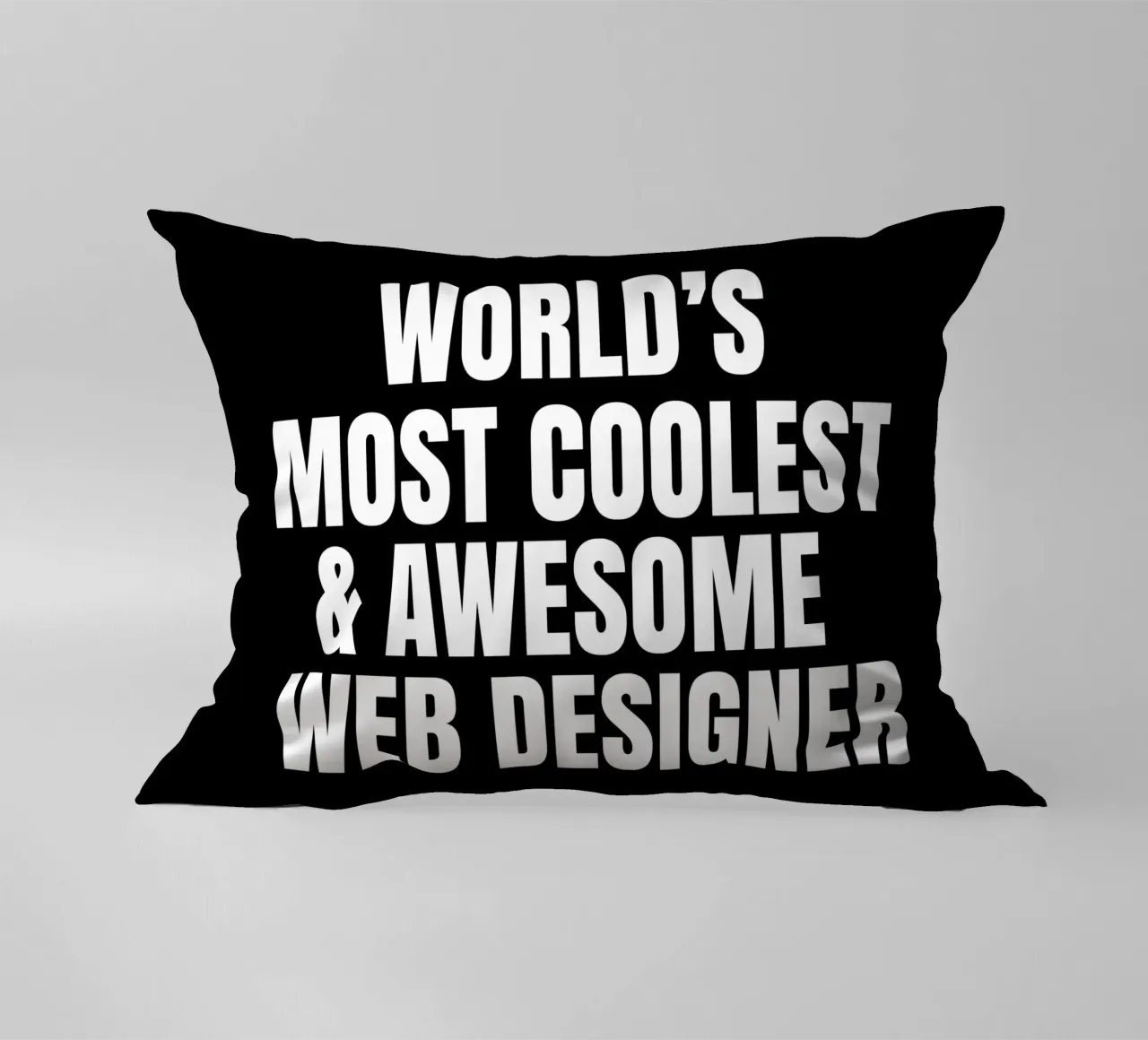 World's most coolest and awesome web designer kussen van happieeagle