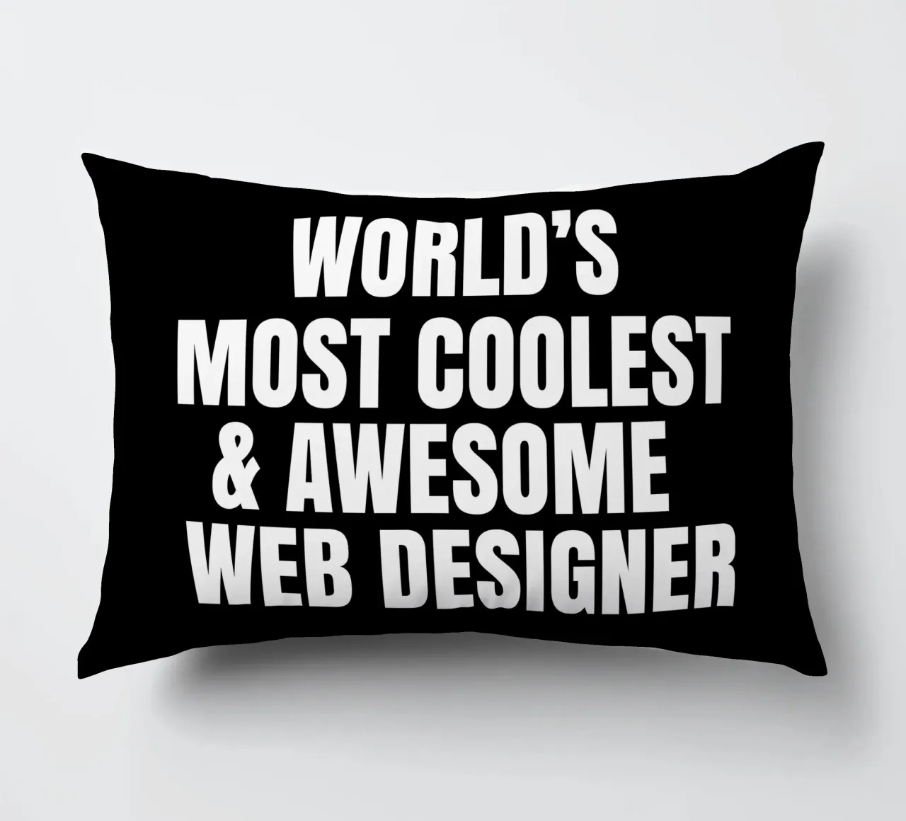 World's most coolest and awesome web designer kussen van happieeagle