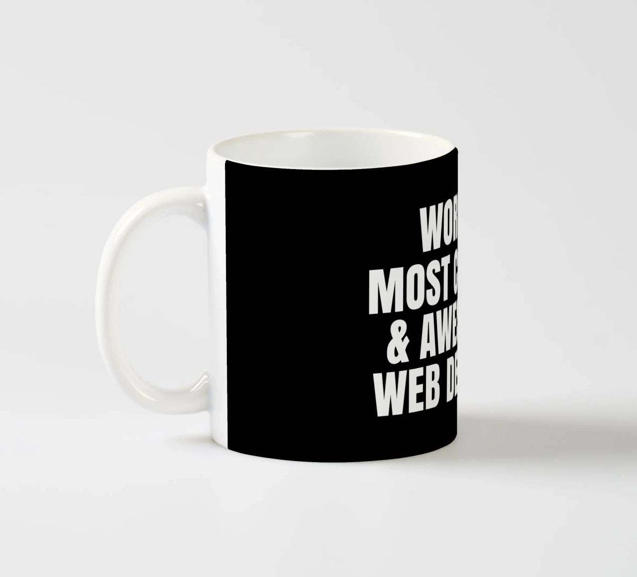 World's most coolest and awesome web designer tazza in ceramica da happieeagle