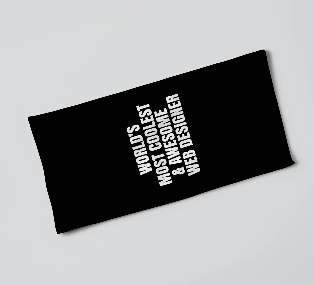 World's most coolest and awesome web designer Handtuch von happieeagle