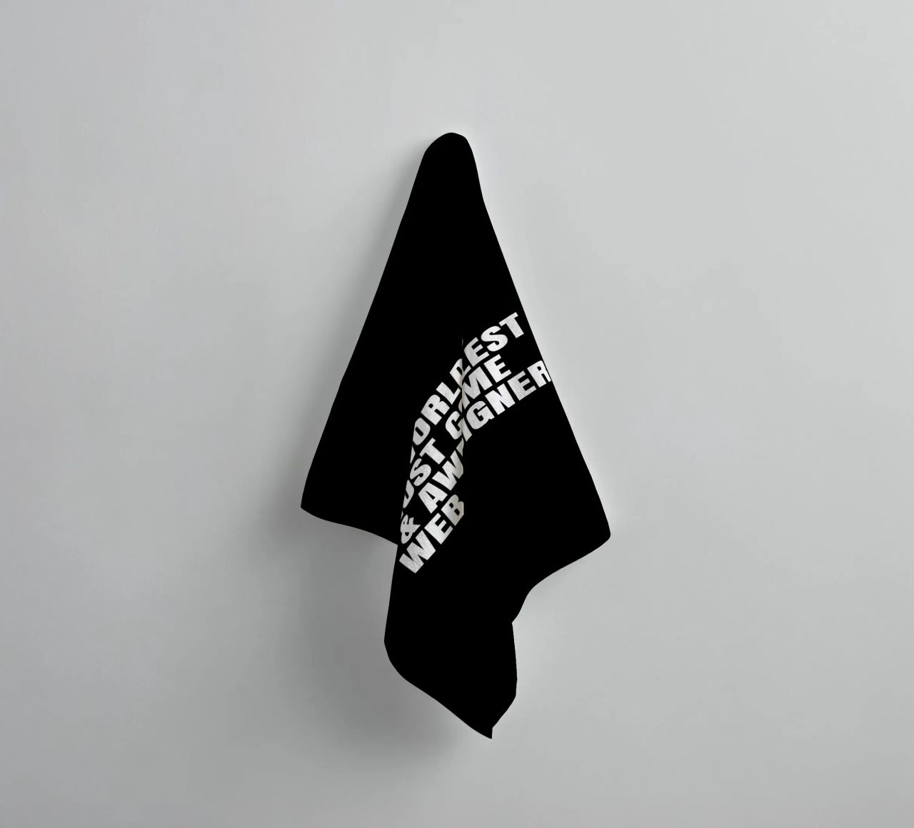 World's most coolest and awesome web designer asciugamano da bagno da happieeagle