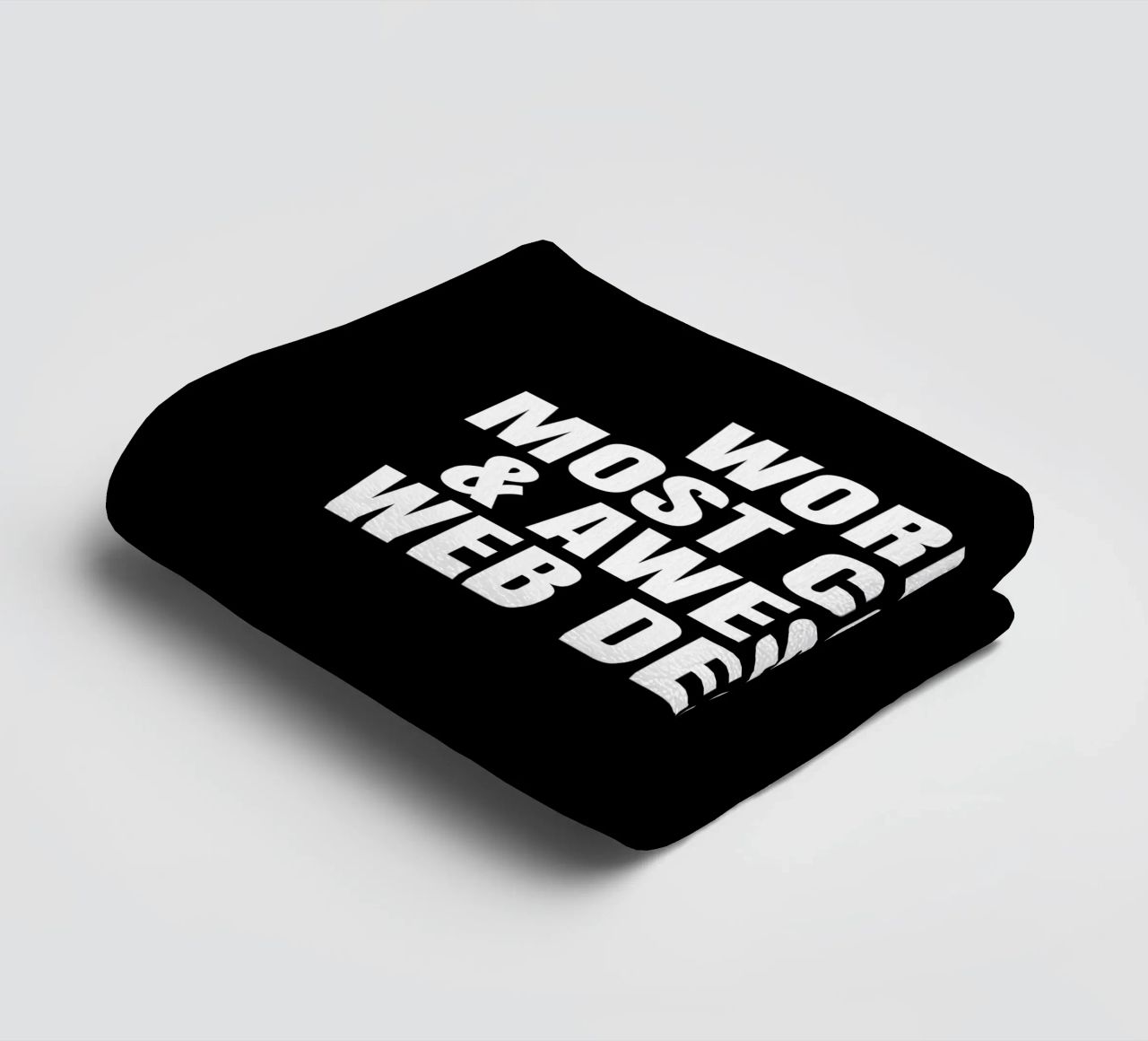 World's most coolest and awesome web designer asciugamano da bagno da happieeagle