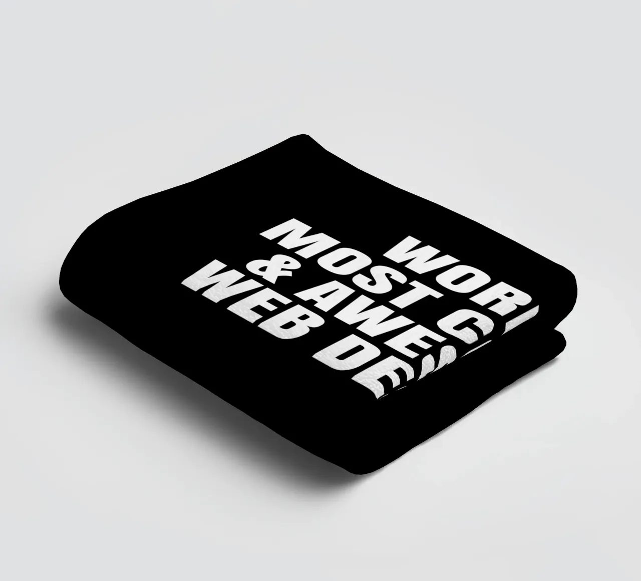 World's most coolest and awesome web designer Handtuch von happieeagle