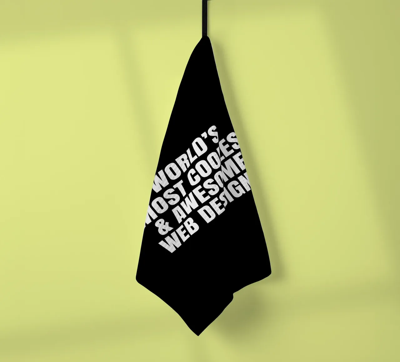 World's most coolest and awesome web designer Geschirrtuch von happieeagle
