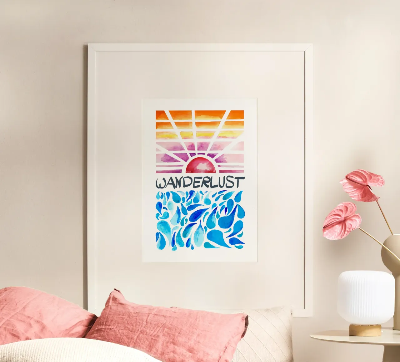 Wanderlust poster da Claudiabrueggen