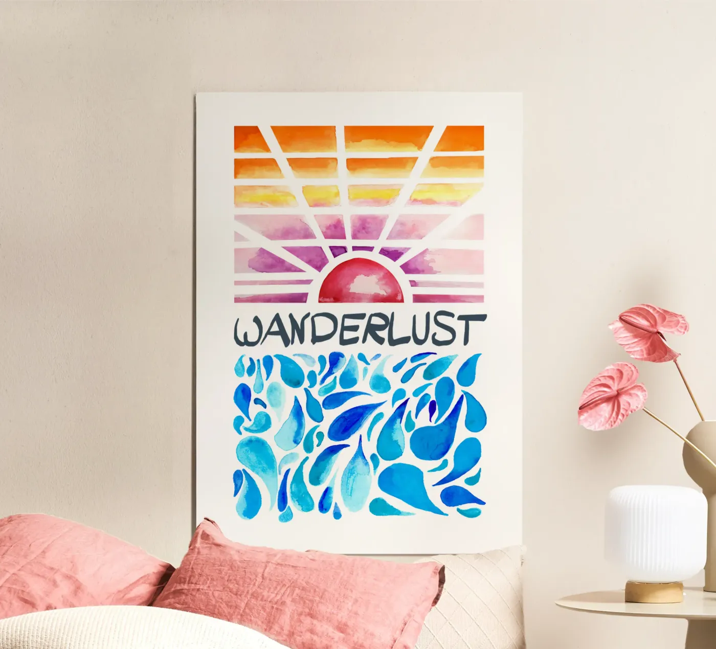 Wanderlust Poster von Claudiabrueggen