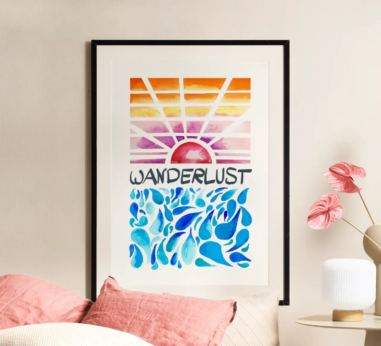 Wanderlust poster da Claudiabrueggen