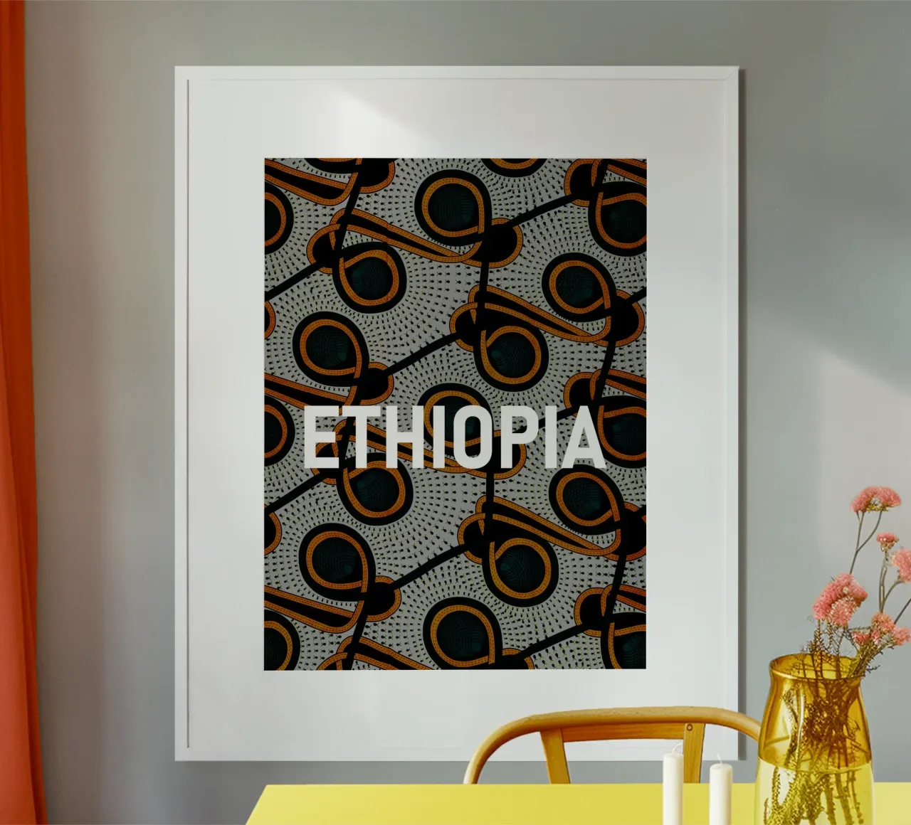 Ethiopia poster da Mathudace Créas