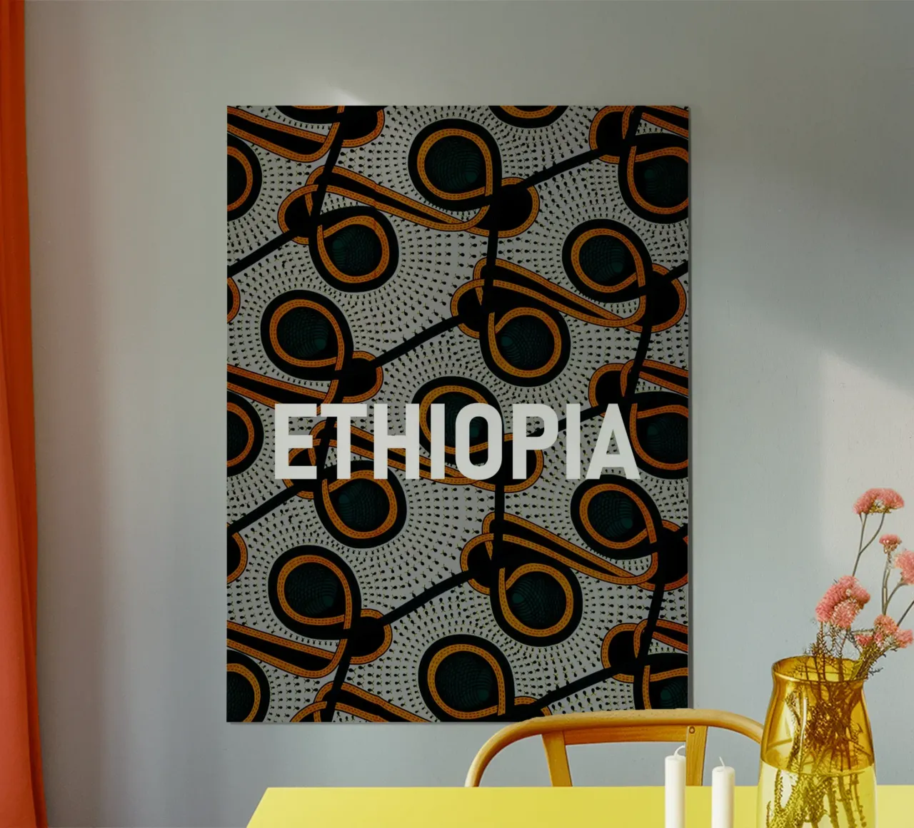 Ethiopia Poster von Mathudace Créas