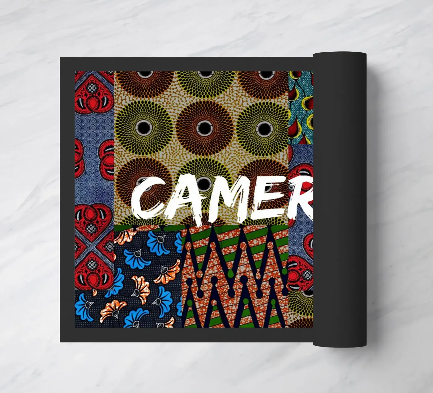 Cameroun doormat by Mathudace Créas