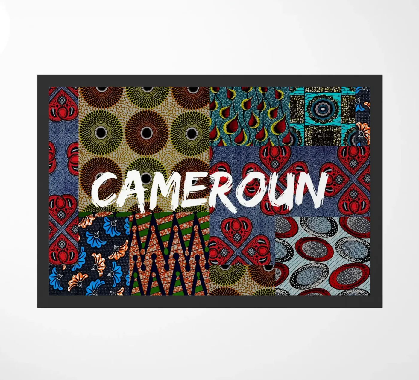 Cameroun doormat by Mathudace Créas