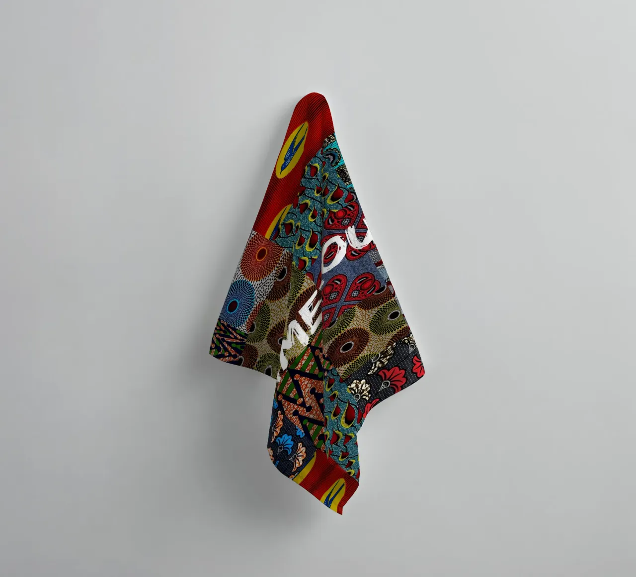 Cameroun towel by Mathudace Créas