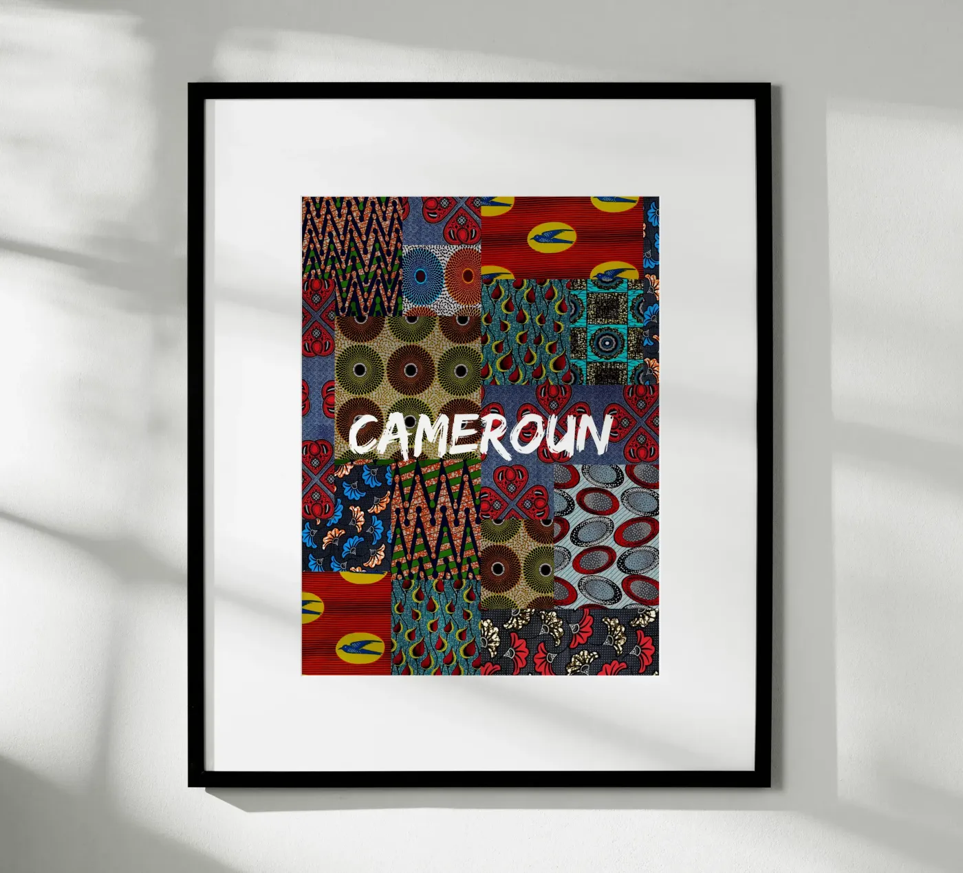 Cameroun poster de Mathudace Créas