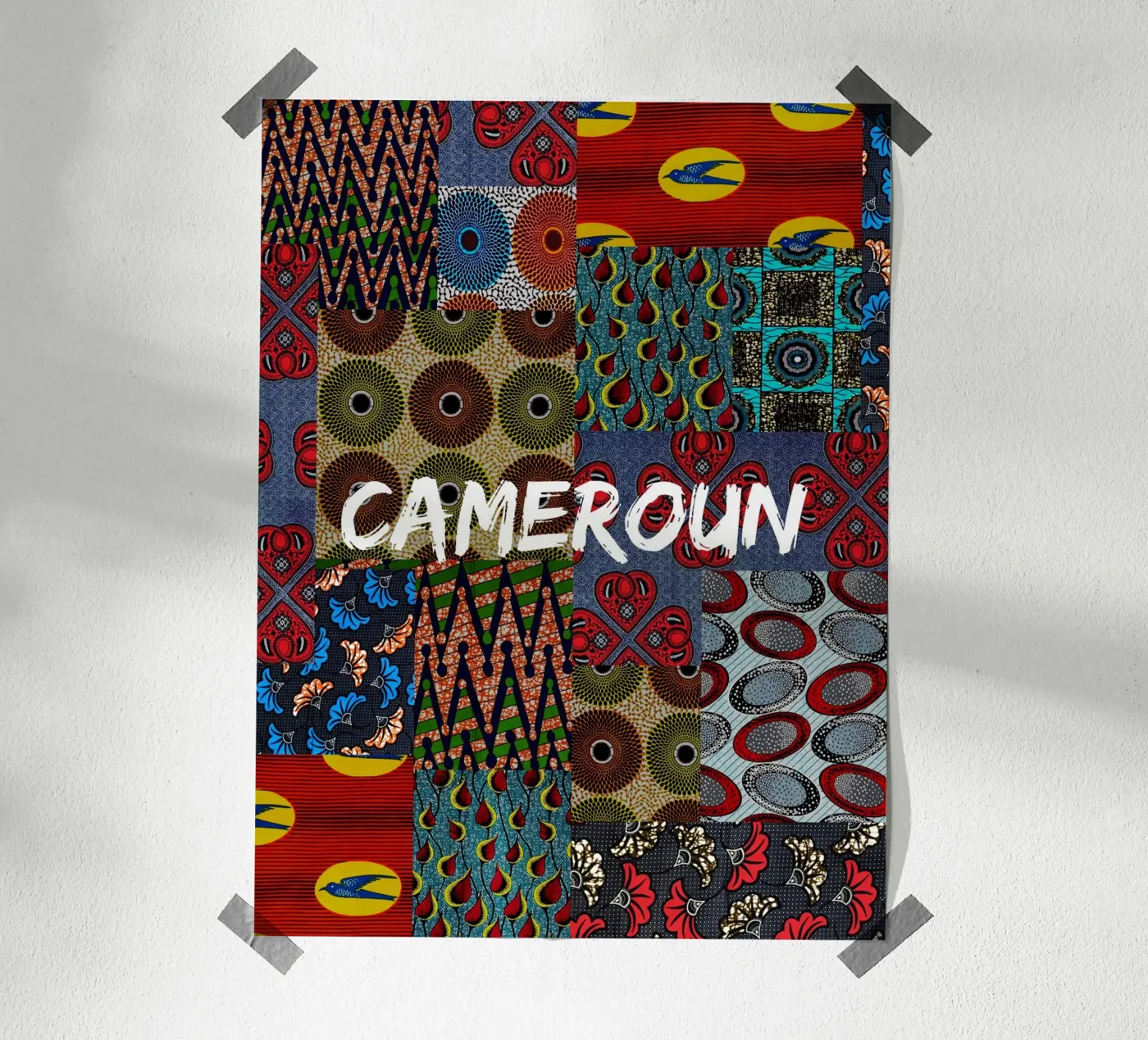 Cameroun poster de Mathudace Créas