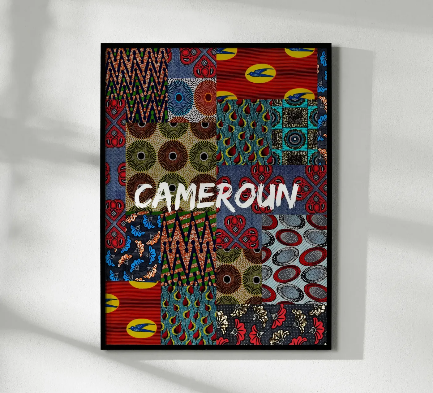 Cameroun poster de Mathudace Créas